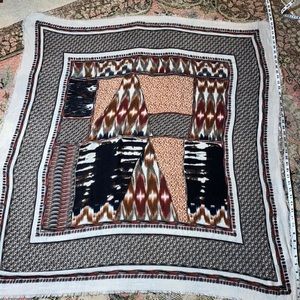New! Tribal PatternXtra Woven WRAP Scarf, Beautiful & versatile 45” Square 💕🔥